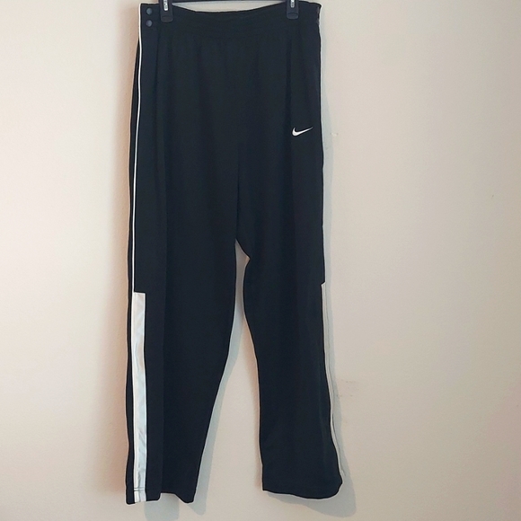 Nike basketball side snap track pants size L